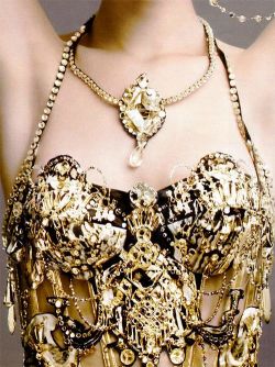 Extrarouge:  Outrageous Fortune Jean Paul Gaultier Haute Couture Bustier Photographed
