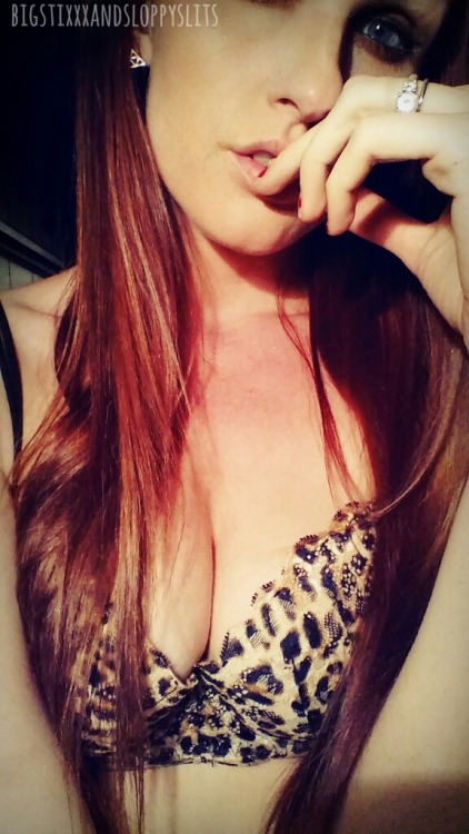 bigstixxxandsloppyslits:  www.bigstixxxandsloppyslits.tumblr.com Good morning sexies! Hope everyone has an amazingly hot, wet, steamy Saturday. I made a little change from my Barbie blonde. Reblog if you like my red vixen hair. ;) xoxo  -Mrs. F