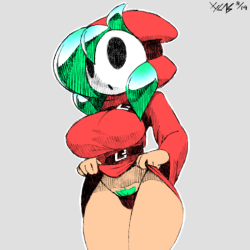 norithics:xylas:day 78shygalHooooly cow, the hair on this shygal really adds to it! The minty metallic green and the washed out red, outstanding.  not so shy~ &lt; |D’‘‘‘