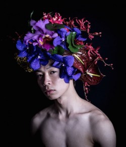 asylum-art: Botanical Headdresses by Takaya