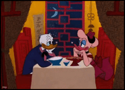 Daisy and Donald Duck’s romantic date in &ldquo;Donald’s Diary&rdquo; (1956) - Walt Disney 