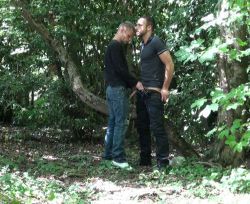 -happy-jack:  dirtyzdog:  dirty dawgs  Naughty Boys in the Woods behind the Rest Area!Beautiful Boned Up, Buzz Cut, Horny Boy Perfection!! =) 