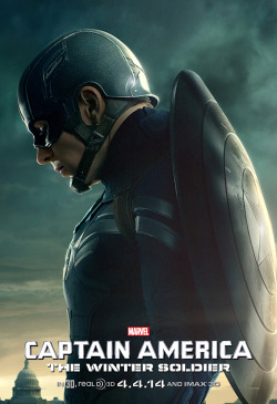 marvelentertainment:  Check out Captain America, Black Widow and Nick Fury on their new character posters for Marvel’s “Captain America: The Winter Soldier,” hitting theaters April 4, 2014! (http://bit.ly/LtB4xP)