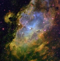 burninghealz:  Eagle Nebula and in the center