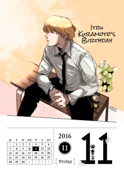 November 11, 2016Happy Birthday Kuramossan! 
