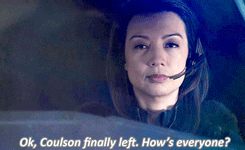 Melinda May Appreciation Week ✪ Day 3 - Favorite Relationship Sometimes Pepper forgets what her friends’ jobs are.  