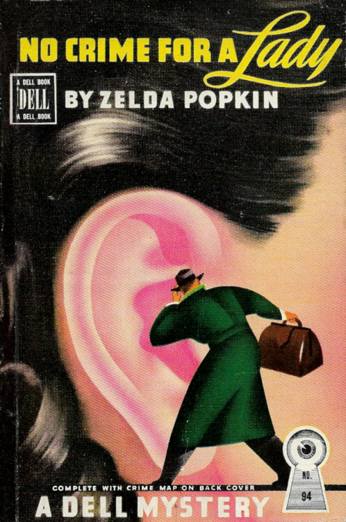 No Crime For A Lady, by Zelda Popkin (Dell, 1942).From eBay.