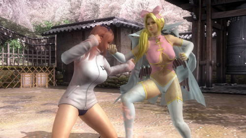 galhound:SK DLC Screens: Honoka/Marie Rose vs. Helena/Kokoro