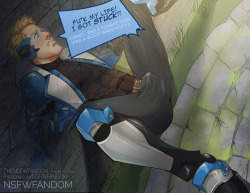 thensfwfandom: Definitely not a ‘Play of the Game’ for Jack Morrison. Inspired by @jaspurrlock series of ‘stuck in a wall’… Got me into this :P So you can blame them….hahaha -NSFWFANDOM Support me on Patreon 