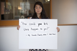 Projectunbreakable:  Ten Photographs Portraying Quotes Said To Sexual Assault Survivors