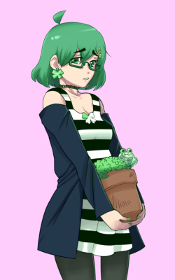 Lady Luck original from taiikodonHappy St. Patrick’s day.       she cute as fuck 
