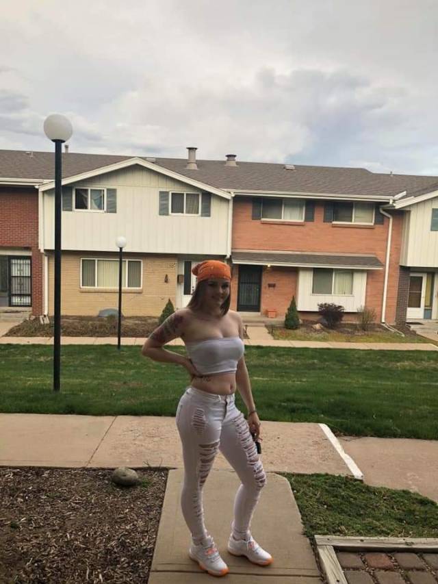 working-white-girls:Walking the projects looking for black dick to fill her cunt before she walks to the next block. Her addiction to rough forced creampie is out of control