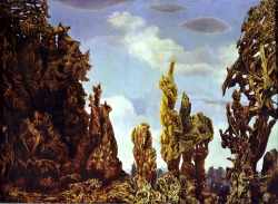 Max Ernst (Brühl 1891 - Paris 1976); The fashinating Cypress, 1939; oil on canvas