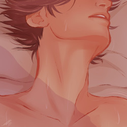 andythelemon:  Let’s take a moment to appreciate how many fic writers have a thing for Oikawa’s neck and go into detail about how long and pale and pretty it is before Iwaizumi wrecks it (ღ˘⌣˘ღ)