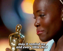 housewifeswag:  Lupita is a real life Disney Princess.  One of the most genuine winning speeches I’ve ever heard