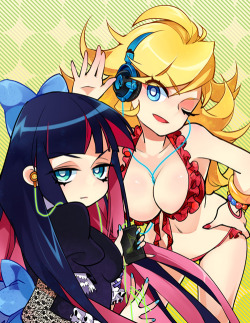 theartofbeingafan:  panty and stocking by siruphial  