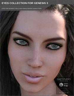  26 new sparkling and colorful eyes for all your Genesis 3 Male and Female based Characters!   Beautiful! Ready to go in Daz Studio 4.8  and is 25% off until 4/16/2017! Can you believe it! Click the link for more info and images! Eyes Collection For