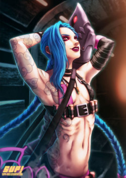 suppa-rider:  Here Comes JinX!  -Support my Patreon     -For commission rate and info click here •Facebook•Tumblr •Twitter •TwitchTV  