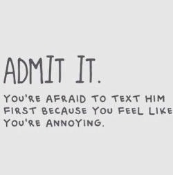 I admit it
