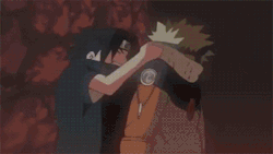 yamatoesies:  sasuke put his head in narutos
