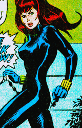 fuckyeahblackwidow:  Since there’s been a lot of talk lately about how women are drawn in superhero comics, anatomy, costume design, and the ongoing case of the disappearing spines, I thought I’d show you how Natasha used to be drawn, in panels dated