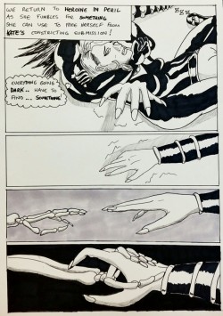 SYMBIOTE SURPRISE page 08  Centennia is fading, but she finds Armstrong Fatbuckle, the Human Skeleton and Worst Man In The World!