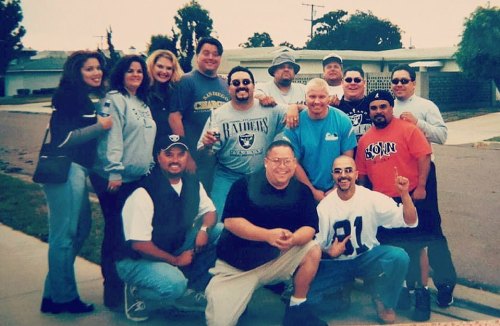 This was a great time. The group of friends, three of which have since passed 🙏🏽❤️ Enjoy your family and friends. You never know when you won’t have that chance again.  RIP Nancy, Rich and Lit! #Raiders #chargers #qualcomm #family #friends