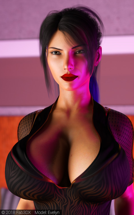 Porn Pics fab3dx: Welcome my new char Evelyn ! She’s
