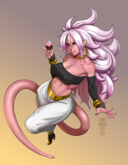 h-kabos: h-kabos:  Majin buu ? android 21 ?  I FUCKING LOVE IT   you guys want to fuck the BUu ? 