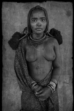 Himba Maiden with Scarification, Kaokoveld, Namibia 2011. From Christopher Rimmer’s Spirits Speak Exhibition.  