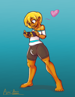 superamiuniverse: exvarn: Just Drawing some fan art of Ami dixie from http://superamiuniverse.tumblr.com/ What a cutie and her cute bulge~! Thank you for this dude~  cutie Ami &lt;3 &lt;3 &lt;3 