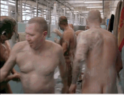 nolove4selfishpissers:  notdbd:  In The Last Miners, a BBC documentary, camaraderie and playfulness abound, especially when everyone is naked together in the showers.   Awesome. And not in a sexual way. In a human way. 