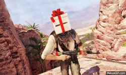 officialplaystationmagazineuk:  Uncharted 3 multiplayer gets a free Christmas update – go go box head nate and more Naughty Dog are throwing out a few early Christmas presents with some free Uncharted 3 multiplayer updates. Namely Box head Nate up there,