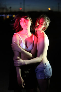 Alexzandria + Brooke | Stephanie Palmer Salton Sea, CA April 2014 headlights and redlights 