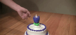 caw-caw-mothercluckers:  cuddlemisschris:  jadecake:  paledreamers:  danosaur-and-phillion:  activatewindows:  letshope:  Sickest Candle ever.  It’s like the olympic closing ceremony…  funny story about these, i had a red one on my birthday and everyone