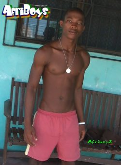 afriboys:  AfriBoyz: The pretty black boy in pink shortsvisit Afriboyz.com