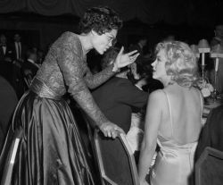 Eartha Kitt and Marilyn Monroe     
