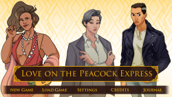 theivorytowercrumbles: cloudhime:  Love on the Peacock Express: A Short Mystery MILF Dating Game made for Yuri Jam 2017! As a private investigator you’ve always been interested in two things: solving mysteries, and kissing hot older women. Now you’re