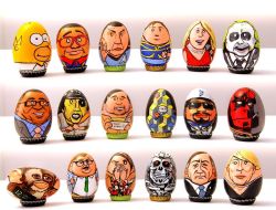 Theverge:62 Of Our Favorite Characters Reimagined As Easter Eggs.artist Barak Hardley Has Once
