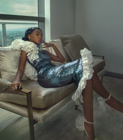 eccentric-nae:  dailyactress:Janelle Monae for Los Angeles Confidential Magazine  First I’ve seen her in anything other than black and white