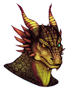 mike-aniki:  So I finally did it! For the first time ever I made scales! It’s was really hard but its done now~ I’m so happy! Argonian race is from Elder Scrolls game series! Art by me 