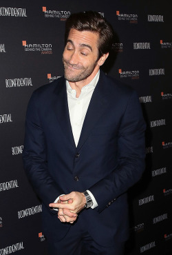 gyllenhaaldaily:Jake Gyllenhaal attends the Hamilton Behind the Camera Awards presented by Los Angeles Confidential Magazine on November 4, 2018 in Los Angeles, California.
