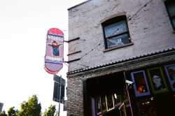 coyotegold:  Voodoo Donuts from my disposable cam!  I&rsquo;m hoping to swing by there tomorrow!  Making a quick four hours each way trip to Portland Friday!  Mmmmmmmmmm donuts&hellip;&hellip;