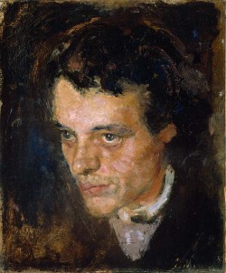 Edvard Munch (Norwegian, 1863-1944)Jørgen Sørensen, 1885Oil on canvas,  36 x 31 cm