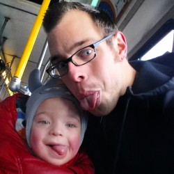 Me And #Berlinbenjamin Being Silly On The Bus