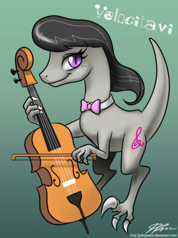 This idea was suggested at the beginning of the Great Livestream and so she became the patron of the whole event. Bringing classical music for millions of years.First she was a pony&hellip;Then a pony rock star&hellip;Swimming in the deep blue as an octop