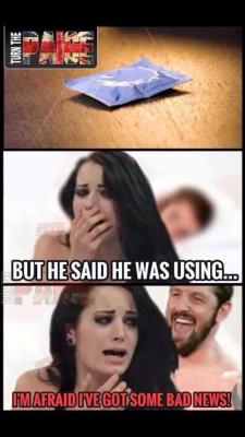 wrestlingmemes:  Wade Barrett Has Bad News for Paige  Via @Knappster11  Too funny to just scroll by! XD 