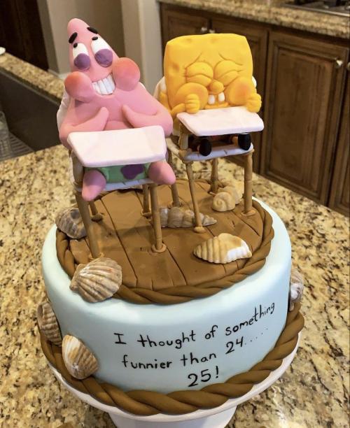getcultured:  twitblr:  Today’s my 25th birthday, my husband is a pastry chef and made me a cake   My best friend did the same for my 25th 