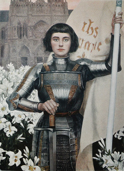 paintingses:  Joan of Arc by Albert Lynch