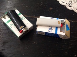 To Keep From Getting Our Lighters Mixed Up, I Told My Husband I Like The Black One.